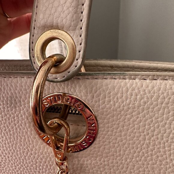 Badgley Mischka Top Handle Purse Handbag Satchel - Picture 2 of 9